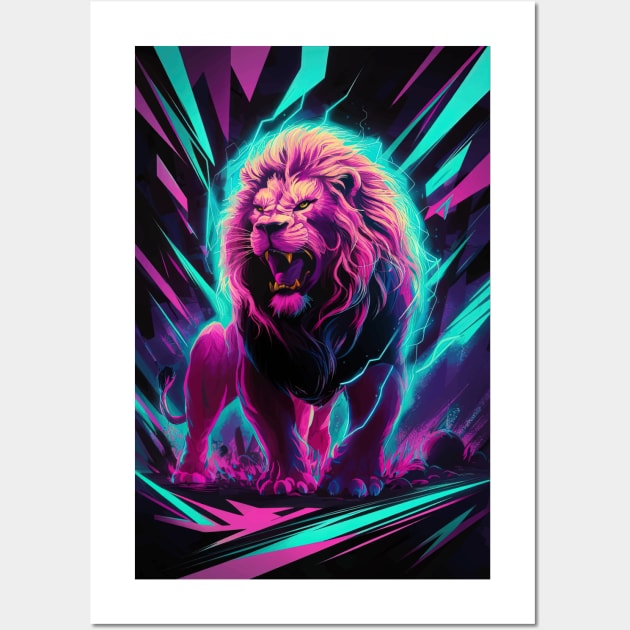 Lion Wall Art by NewHero